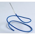 Filo elettrico rigido 0,28 mmq, guaina blu