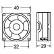 MINIVENTILATORI ASSIALI SUPPORTO CUSCINETTI- 12 Vdc