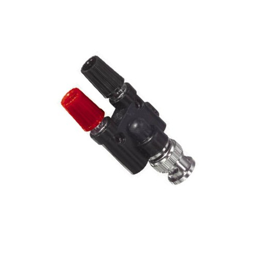 ADATTATORE DA SPINA BNC A DOPPIO MORSETTO SERRAFILO