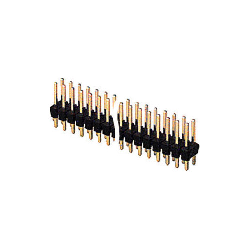 CONNETTORE STRIP LINE 40+40 POLI FILA DOPPIA TERMINALI DIRITTI