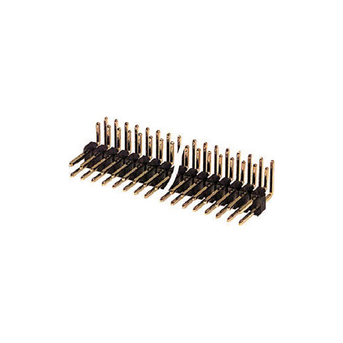 CONNETTORE STRIP LINE 40+40 POLI FILA DOPPIA TERMINALI AD ANGOLO