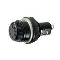 Portafusibile da pannello per fusibili da 5 x 20 mm. 