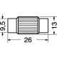 RACCORDO COAX TV M/M D. 9,5 MM