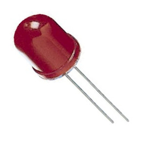 LED ROSSO CILINDRICO A FASCIO DIFFUSO Ã˜ 10 MM