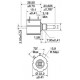 POTENZIOMETRO 10GG  200 OHM 2W TTE
