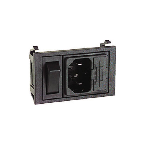 SPINA TRIPOLARE CON PORTAFUSIBILE ED INTERRUTTORE A BILANCIERE