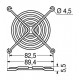 GRIGLIA DI PROTEZIONE 92x92mm