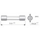 FUSIBILE 6,3X32  1,25A-RITARDATO 