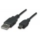CORDONE CABLATO USB A/MINIB 1MT.