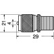 ADATTATORE COASSIALE N F-UHF M 