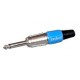 PLUG 6,3 MM MONO PROFESSIONALE- BLU