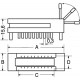 ZOCCOLO FORZA D'INSERZIONE ZERO 28 PINS