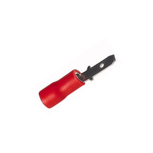 FASTON MASCHIO P. 6,35- ROSSO    