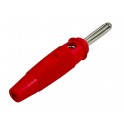 spinotto a banana 4mm rosso