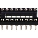 zoccolo dil 16 pin dorato