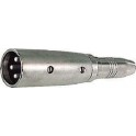 adattatore da spina xlr a presa jack mono 6,3
