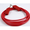 cavo banana 4mm 150cm rosso