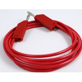 ricevitori 4x Presa cavo a banana cavi a banana per altoparlanti contatti dorati 24k 2x neri, 2x rossi fino a 6 mm/² Poppstar