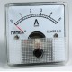 Amperometro - Strumento da Pannello 5A Corrente Continua 45x45mm