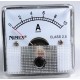 Amperometro - Strumento da Pannello 10A Corrente Continua 45x45mm