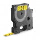 Nastro D1 per Etichettatrice Dymo Nero su Giallo altezza 9mm 409180