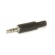 Connettore Jack Mascio da 3,5mm Stereo con Guidacavo