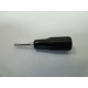 Spina a Banana Diametro 2mm Nera Radiall R921330