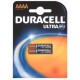 Pila alcalina 1,5V AAAA MX2500 E96 LR8D425 Duracell Ultra - Blister 2 Pezzi