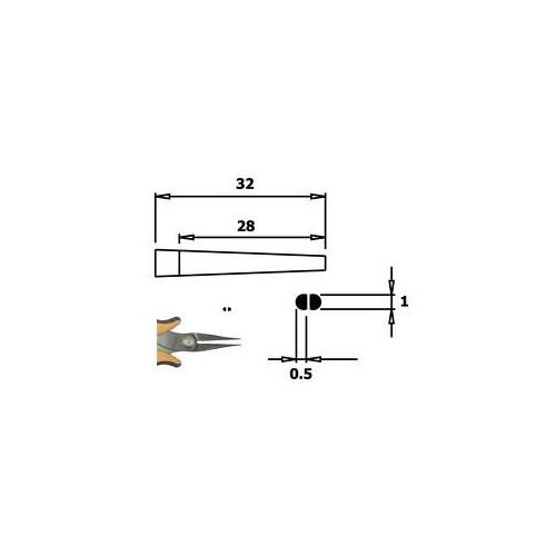 PINZA LISCIA  FINA