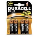 Pila ministilo AA 1,5 V alcalina Duracell Plus Power 4 pezzi.
