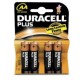 Pila Stilo 1,5 V AA Duracell Plus Power - Blister 4 Pezzi