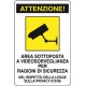 CART. "AREA VIDEOSORVEGLIATA"