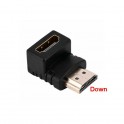 Adattatore HDMI maschio / femmina a 90°