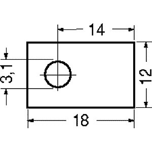 MICA ISOLATORE PER TO126 2