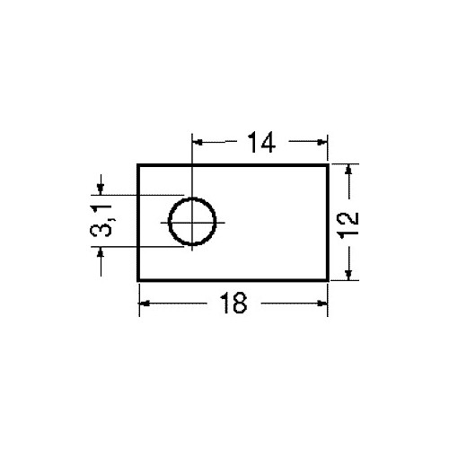 MICA ISOLATORE PER TO126
