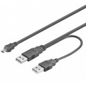 cavo usb 2 spine tipo a - spina mini b