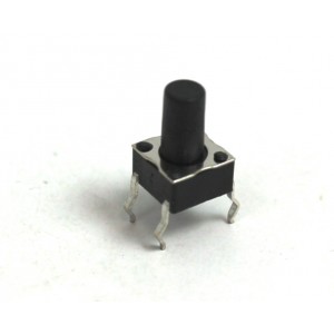 10x Micro mini pulsante 6x6mm altezza 11mm per circuito stampato pcb 12V 