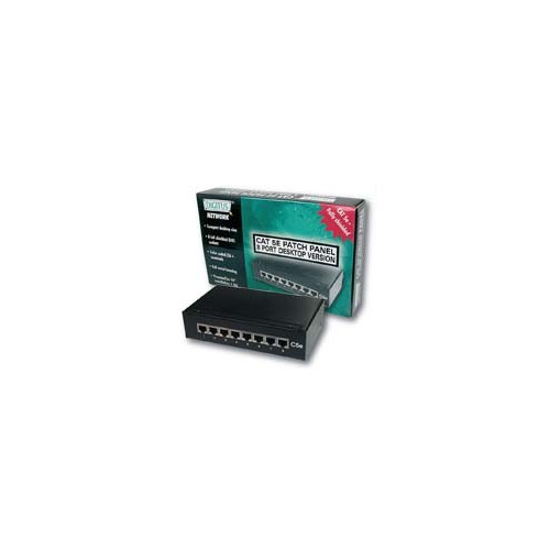 DIGITUS CAT.  5E. PATCH PANEL DA TAVOLO, 8 PORTE