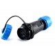 Connettore Stagno Femmina Volante 3 poli IP68 SP1311/S3