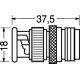 ADATTATORE COASSIALE BNC-M N/F