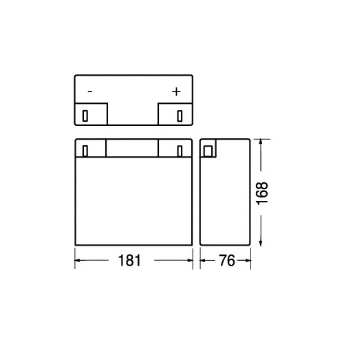 BATTERIA RICARICABILE AL PIOMBO SIGIL. 12 V-18 AH