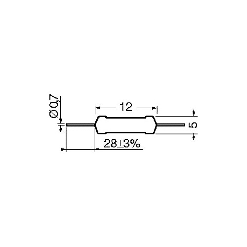 RESISTENZA 2W  390 OHM 5% OSSIDO METALLICO