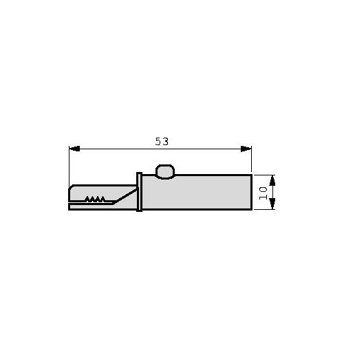PINZA A COCCODRILLO AK-10 - COLORE NERO