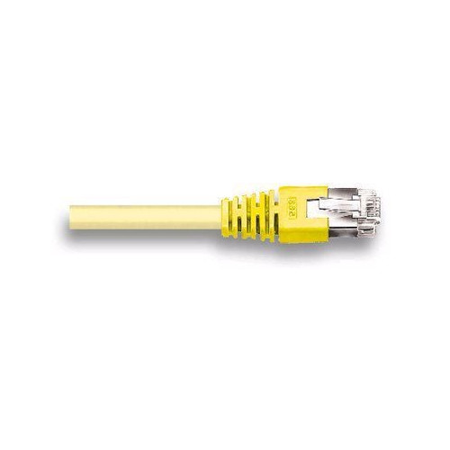 CORDONE CABLATO UTP 5E 30CM GIALLO