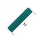 batteria ricaricabile ministilo aaa ni-mh con lamelle