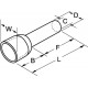 PUNTALE PER CAVI SEZIONE 1 mm²