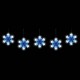 Fiocchi di Neve a LED Bianco/Blu