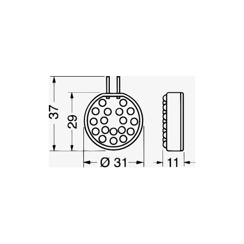 LAMPADA A 18LED 12V/ 1,5W - G4