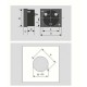 VOLTMETRO - STRUMENTO DA PANNELLO 15VCC - 70X60MM