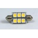 LAMPADA FESTOON A LED - ALIMENTAZIONE DA 10V A 30V 